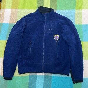 Arcteryx Delta Rs Polartec Blue Full Zip Girl Scouts Patch Fleece Men’s